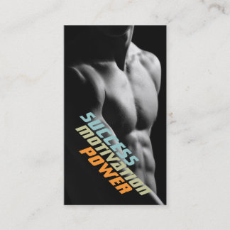 Personal Trainer Exercise Gym Fitness Business Business Card
