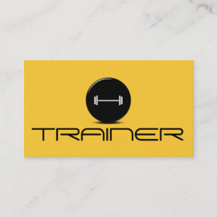 Personal Trainer Exercise Gym Fitness Business Card