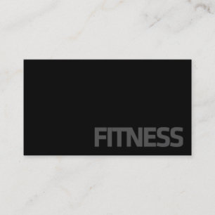 Personal Trainer & Fitness Business Card