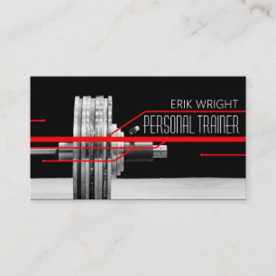 Personal Trainer, Fitness Business Card