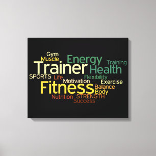 Personal Trainer/Fitness Centre Canvas Print