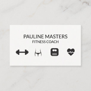 Personal Trainer   Fitness Coach Appointment Card