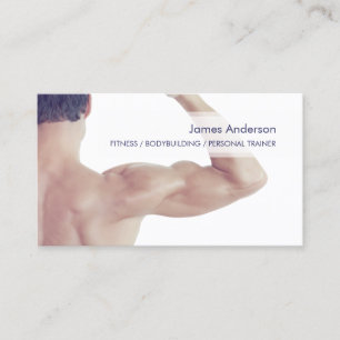 Personal Trainer Fitness Gym business card