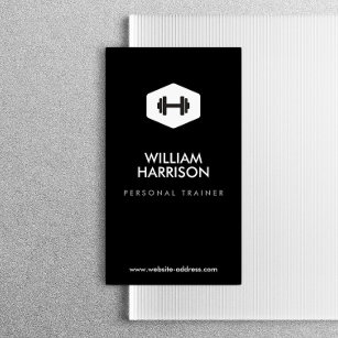 PERSONAL TRAINER, FITNESS INSTRUCTOR LOGO BUSINESS CARD