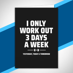 Personal Trainer Funny Gym Exercise Fitness Meme Card