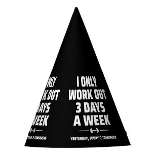 Personal Trainer Funny Gym Exercise Fitness Meme Party Hat