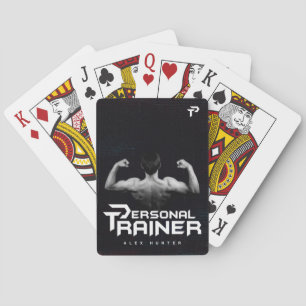 Personal Trainer Gym Fitness Personalized (2 SIDE) Playing Cards