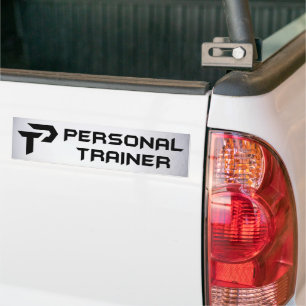 Personal Trainer Gym Fitness Personalized Bumper Sticker