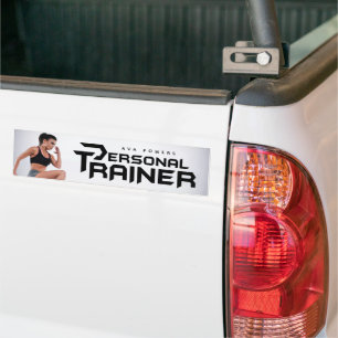 Personal Trainer Gym Fitness Personalized Bumper Sticker