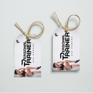 Personal Trainer Gym Fitness Personalized Gift Tags