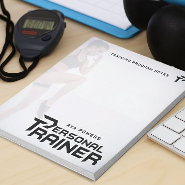 Personal Trainer Gym Fitness Personalized Notepad (Creator Uploaded)