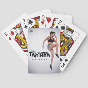 Personal Trainer Gym Fitness Personalized Playing Cards