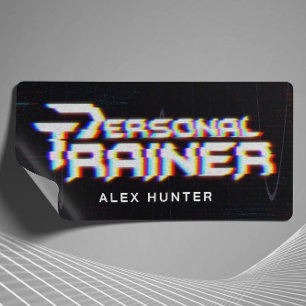 Personal Trainer Gym Fitness Personalized Sticker