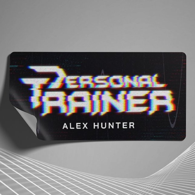 Personal Trainer Gym Fitness Personalized Sticker (Creator Uploaded)
