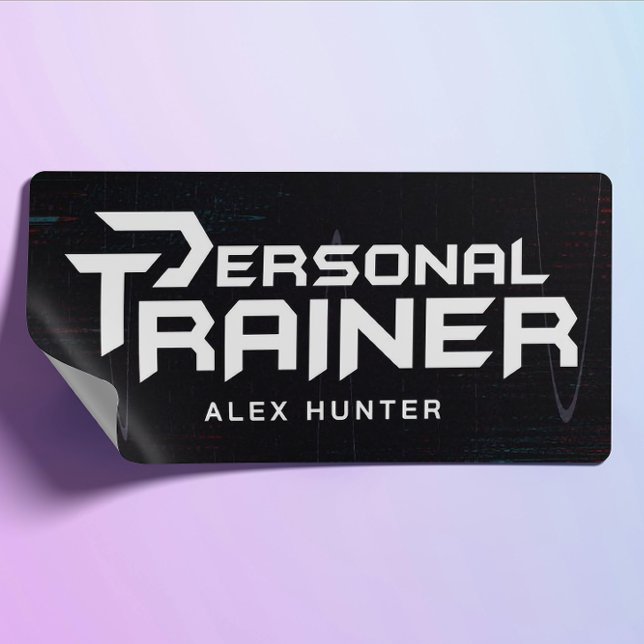 Personal Trainer Gym Fitness Personalized Sticker (Creator Uploaded)