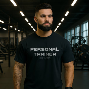 Personal Trainer Gym Fitness Personalized T-Shirt