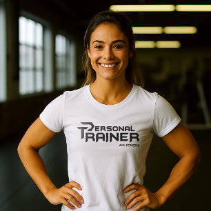 Personal Trainer Gym Fitness Personalized T-Shirt