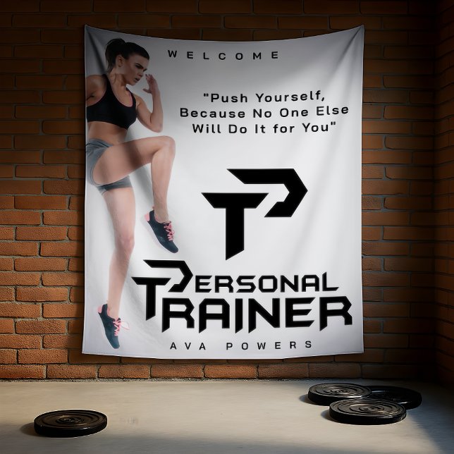 Personal Trainer Gym Fitness Personalized Tapestry (Creator Uploaded)