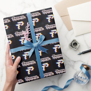 Personal Trainer Gym Fitness Personalized Wrapping Paper