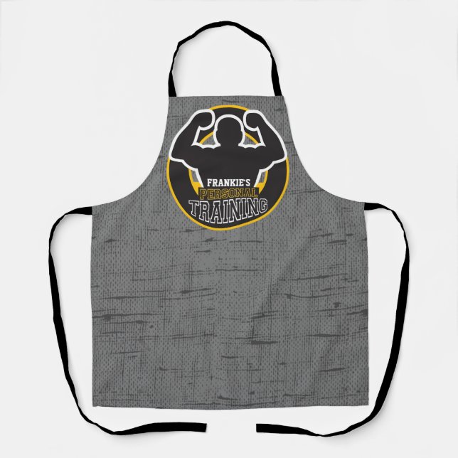 Personal Trainer GYM Power Training Fitness Custom Apron (Front)