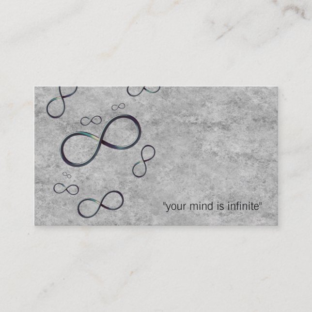 Personal Trainer | Infinity Business Card (Front)