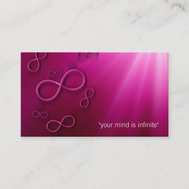 Personal Trainer | Infinity Business Card (Front)