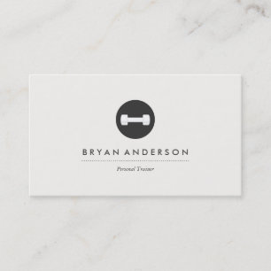 Personal Trainer Logo Business Card