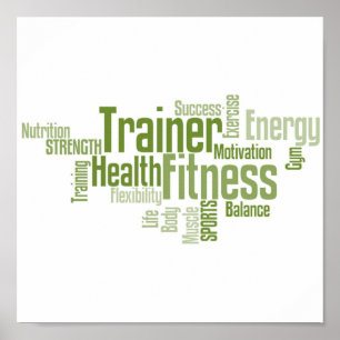 Personal Trainer or Fitness Center Poster