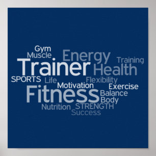 Personal Trainer or Fitness Center Poster