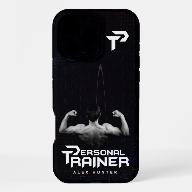 Personal Trainer Personalized iPhone Case (Back)