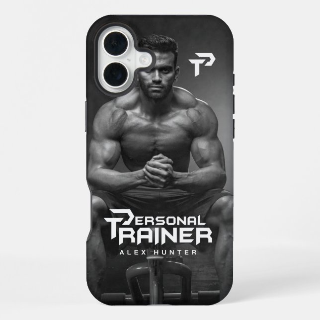 Personal Trainer Personalized iPhone Case (Back)