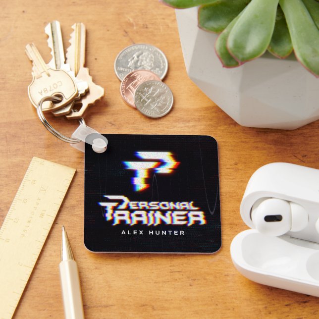 Personal Trainer Personalized Keychain (Desk)