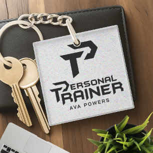 Personal Trainer Personalized Keychain
