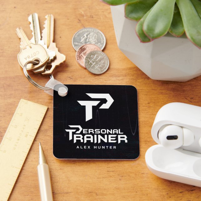 Personal Trainer Personalized Keychain (Desk)