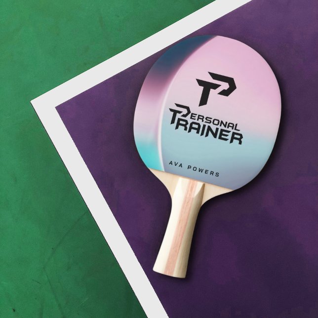 Personal Trainer Personalized Ping Pong Paddle (Creator Uploaded)