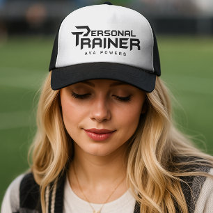 Personal Trainer Personalized Trucker Hat