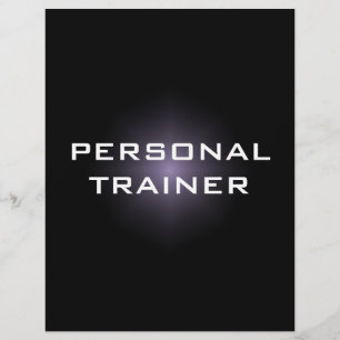 Personal Trainer Simple & Plain Flyer