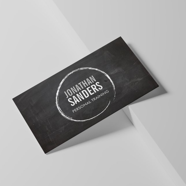 PERSONAL TRAINER SKETCH LOGO BUSINESS CARD (Creator Uploaded)