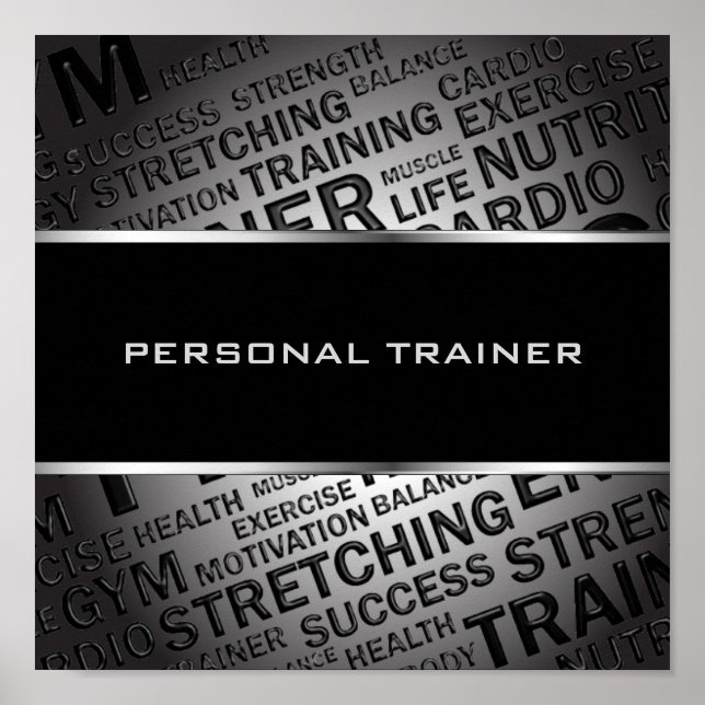 Personal Trainer Unique Poster (Front)
