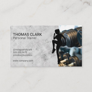 Personal Trainer   Weights Business Card