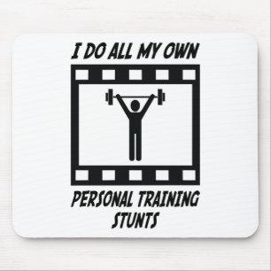 Personal Training Stunts Mouse Pad