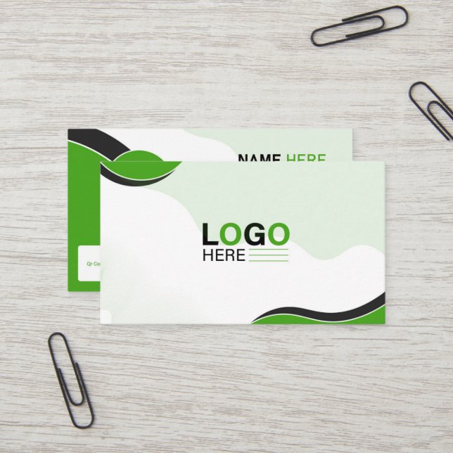 Personal visiting card design, (Front/Back In Situ)