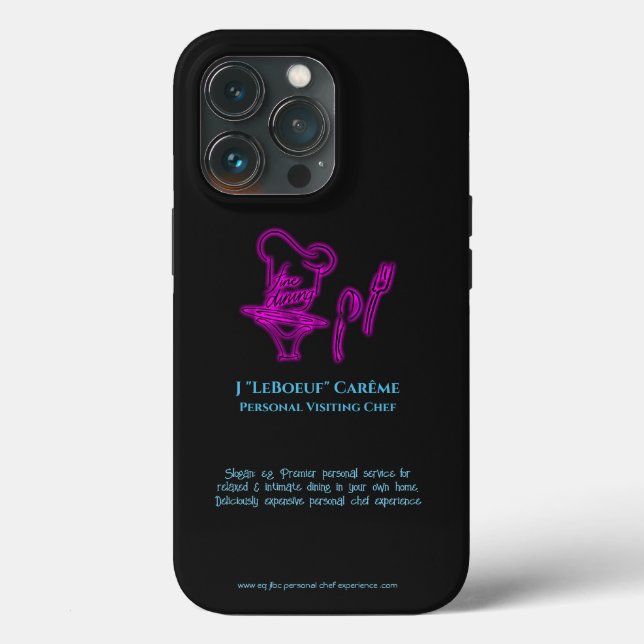 Personal Visiting Chef Experience Case-Mate iPhone Case (Back)