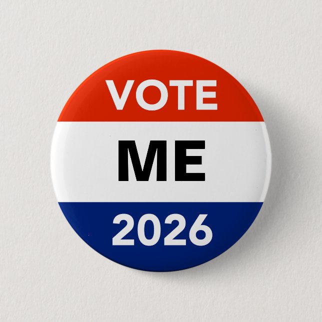 Personal Vote 2026 Midterm Election Campaign 2 Inch Round Button (Front)