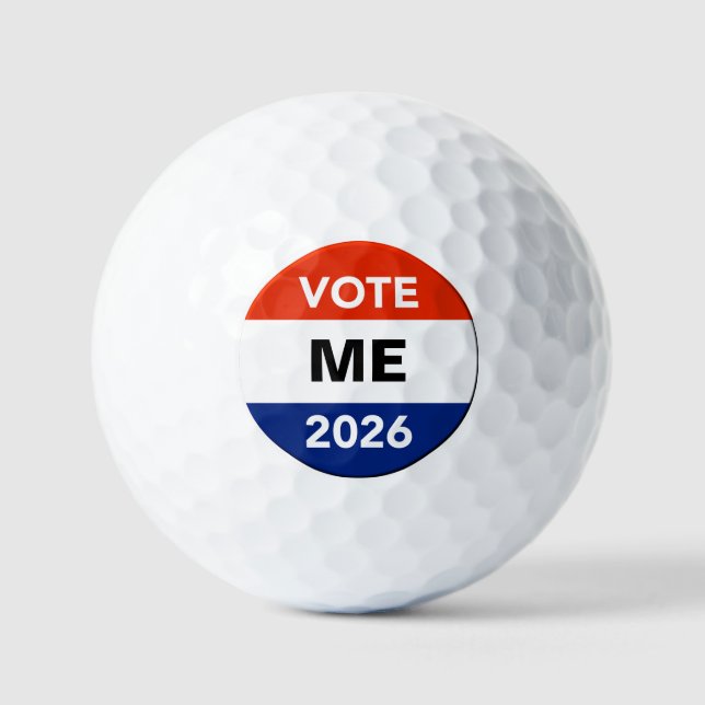 Personal Vote 2026 Midterm Election Campaign Golf Balls (Front)