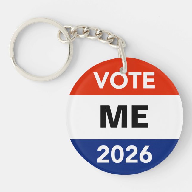 Personal Vote 2026 Midterm Election Campaign Keychain (Front)