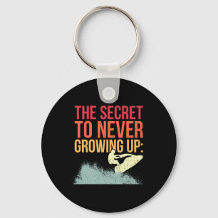 Personal Watercraft Rider I Never Grow Up I Jet Sk Keychain