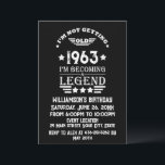 Personaliazed sixty vintage 60th birthday party invitation<br><div class="desc">Make your birthday special with this unique design. Add a touch of sophisticated elegance to your birthday celebration with our exquisite, one-of-a-kind designs. These graphics bring sophistication and originality to any product, creating a memorable and stylish gift. They are perfect for those who appreciate a touch of timeless glamour on...</div>