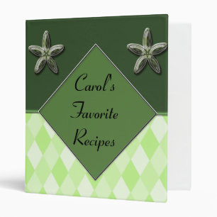 Personalied Recipe Binder