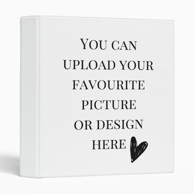 Personalise 10" x 11.75" - binder (Front/Spine)